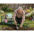 thumbnail image 4 of Extra-Large Rolling Garden Cart and Kneeler, 2026 Heavy Duty Gardenning Cart with Seat and Kneeler - Garden Rolling Stools with Wheels for Seniors, Lawn, Patio & Backyard Gardening, Green, 4 of 7