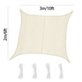 thumbnail image 3 of XGFHYJEH Sunshade for Patio, Outdoor Sunshade, Outdoor Sun Shade, Shade Sail, Sun Shade Sail, Portable Rectangle Waterproof Sun Shade Canopy for Garden Pool Backyard Porch Greenhouse, 2*3M, 3 of 7