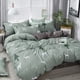 thumbnail image 1 of Edredón de cuatro piezas de algodón con aloe vera y lijado sencillo, juego de cama de tres piezas para dormitorio, 1 of 6