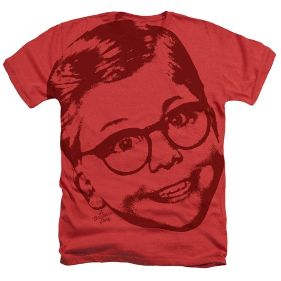 A Christmas Story - Big Head Ralphie - Heather Short Sleeve Shirt - Small