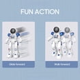 thumbnail image 3 of Amdohai Multi-function Remote Control Sensing Intelligent Robot Machine Language Dancing Songs Stories Program Robot Toy, 3 of 8