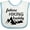White and Blue, variant on Inktastic Future Hiking Buddy Boys or Girls Baby Bib