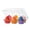 6 Compartment - 55 Pack, variant on Individual Cupcake Containers (50 Pack) | Clear Plastic Disposable Boxes/holders Single Holder With Dome Lid Bulk Muffin Container Carrier Boxes To Go