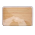 thumbnail image 2 of Bandejas Rectangulares para Servir, Bandeja de Plástico Multiusos Antideslizante para Cafetería para mesa de Café, Fiestas en la Cocina, Bandeja de Plástico Apilable Y, 2 of 7