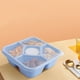 thumbnail image 2 of Recipientes bento de 5 compartimentos para preparar comidas, lonchera reutilizable con tapas herméticas para la escuela, el trabajo y viajes. Aestivo | Azul | AESTIVO, 2 of 7