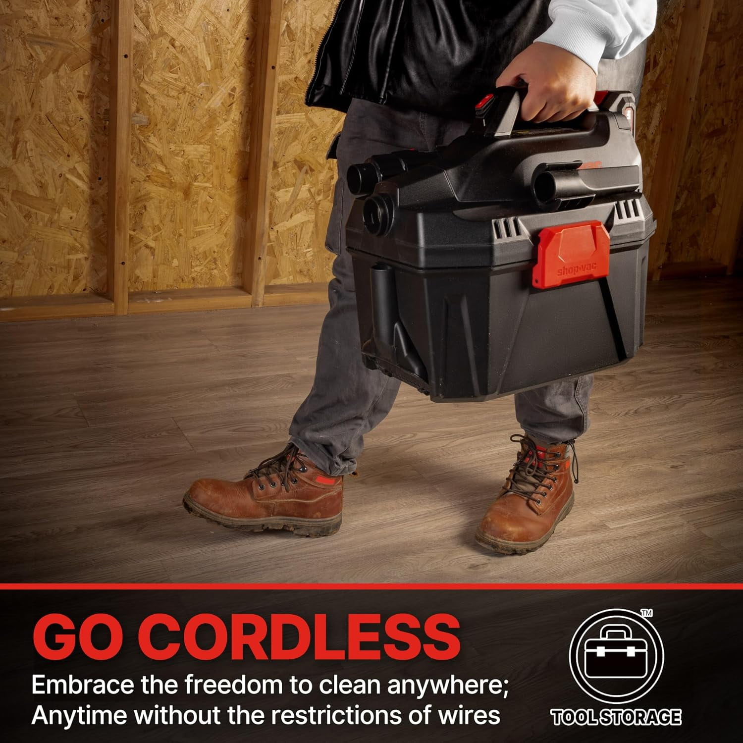 Shop-Vac 2-Gallon 20V Cordless Wet Dry Vacuum with Detachable Blower