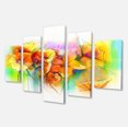 thumbnail image 2 of Bright Yellow Gerbera and Daisies - Large Floral Canvas Art Print, 2 of 3