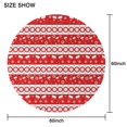 thumbnail image 6 of Christmas Round Tablecloth 60x60in(153x153cm) – Waterproof Polyester Table Cover with Full Print Design, Wrinkle Resistant & Washable for Kitchen Dining Party Decor, 6 of 6