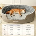thumbnail image 1 of Double Sided Dog Bed Big Size Extra Large Dogs House Sofa Kennel Soft Fleece Pet Dog Cat Warm Bed S-3XL pet accessories ShopWise Round, 1 of 13