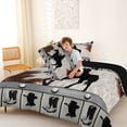 thumbnail image 4 of Feelyou Cowboy Queen Comforter Set, Cow Print Bedding Comforter Set, 3 Pieces, 4 of 7