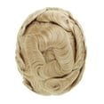 thumbnail image 2 of 8x10in Mens Toupee Thin Skin 0.04-0.06mm 100% Human Hair System Hair Replacement Trimmable 1/8" V Loop Front Reverse Split Knot the Rest of Graft, 2 of 6
