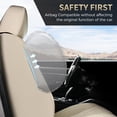thumbnail image 5 of FLORICH Full Set Car Seat Covers, Universal Nappa Leather Seat Covers for Car Trucks SUV with Lumbar Support, Waterproof, Anti-Slip, Beige, 5 of 8