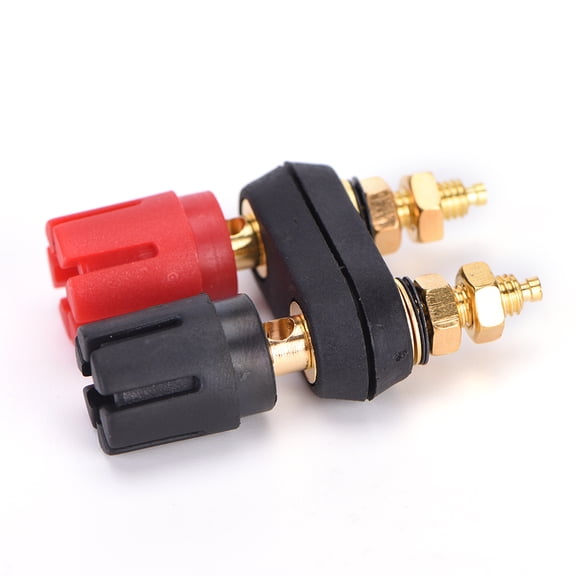 Racing Butterfly Dual Female Banana Plug Terminal Binding Post for Speaker Amplifier 4MM Hot Sale