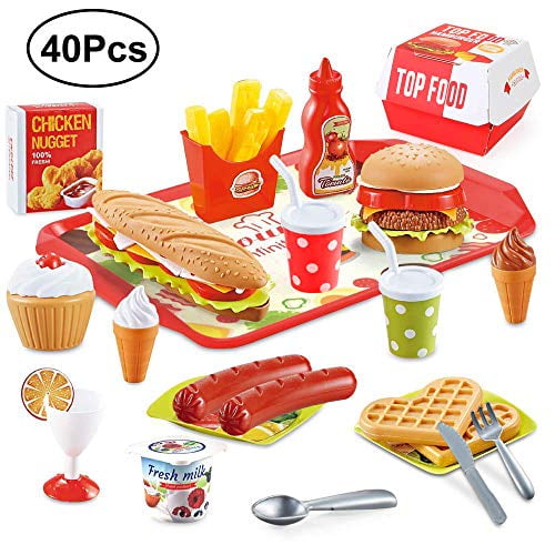 pretend play food set