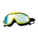 thumbnail image 2 of Gafas de natación ajustables de moda para piscina y snorkel al aire libre. Negro Amarillo, 2 of 8