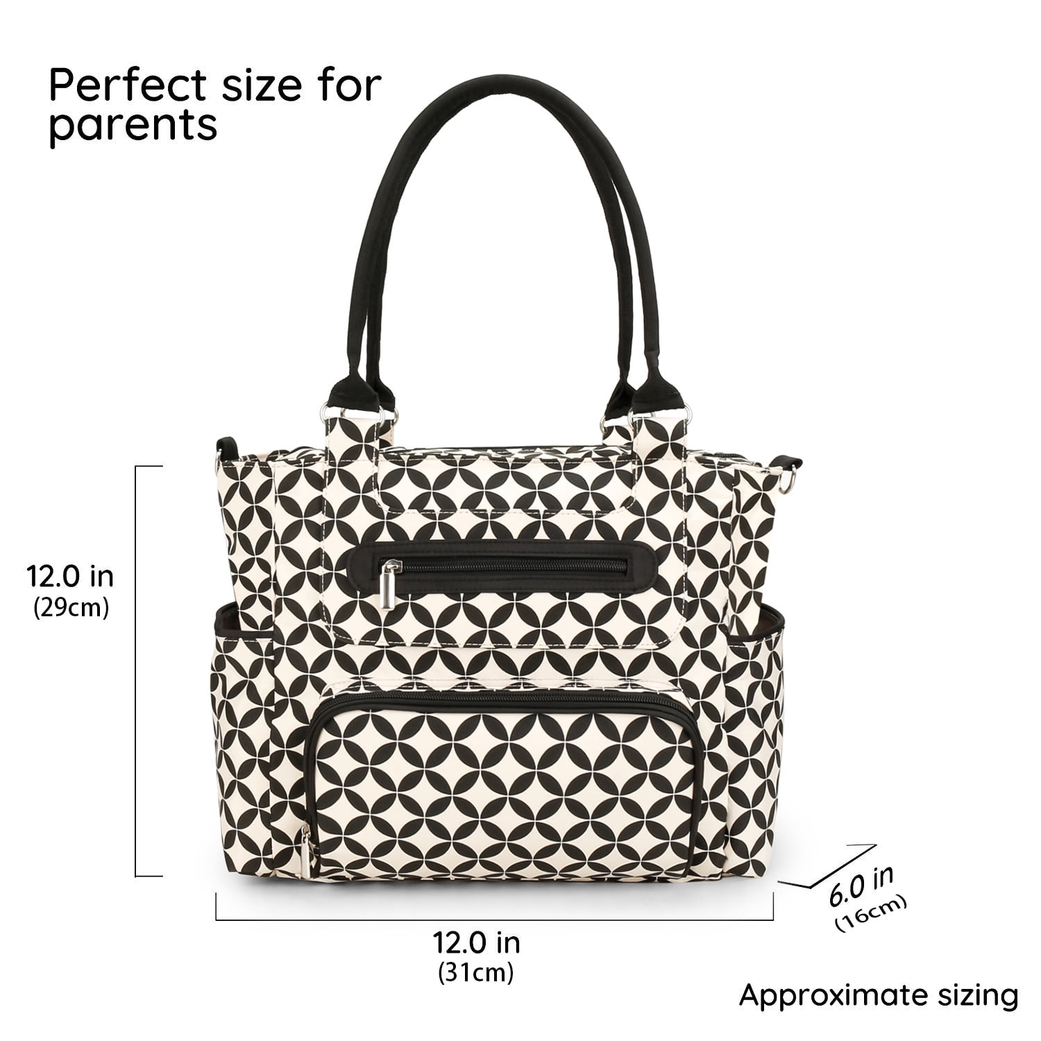 SPEKSEE Versatile Large Capacity Mommy Bag Diaper Tote with Multiple Accessories for Outdoor Use