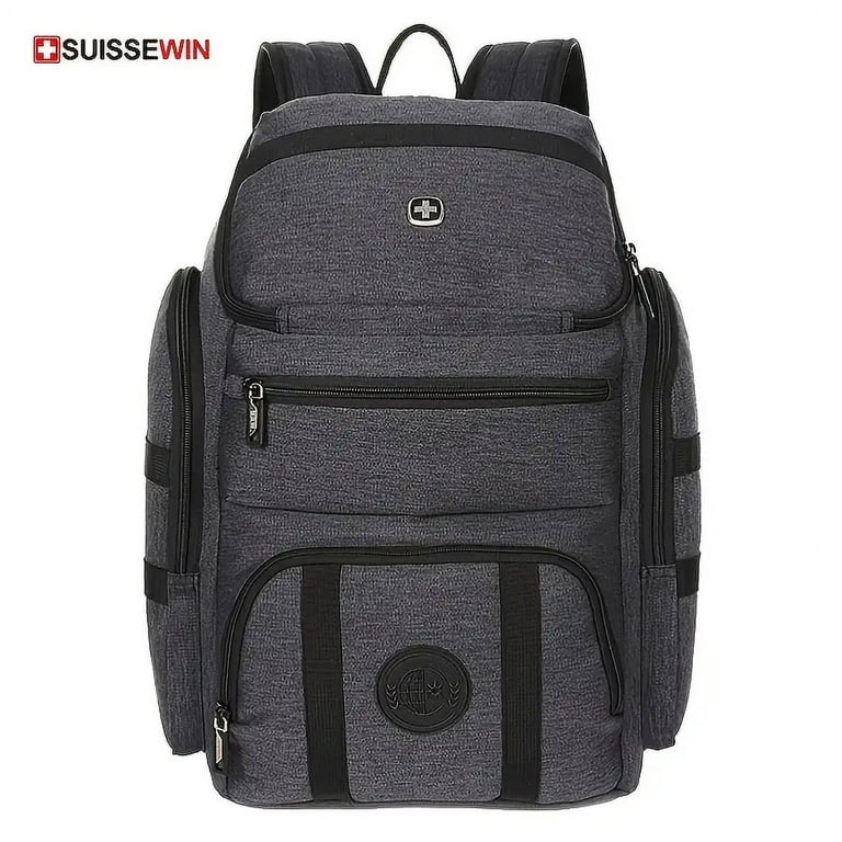 SUISSEWIN Swiss Army Knife Large Capacity Dual Shoulder Travel Bag Outdoor Multifunction Computer Backpack Commuter Bag Walmart