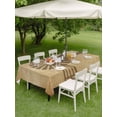 thumbnail image 4 of Outdoor Tablecloth with Umbrella Hole for Patio/Picnic/Party/Camping, Country Windmill Waterproof Table Cloth Rectangle Table Cover Washable, Farmhouse Vintage Rustic Farm Barn (54"x 80"), 4 of 8