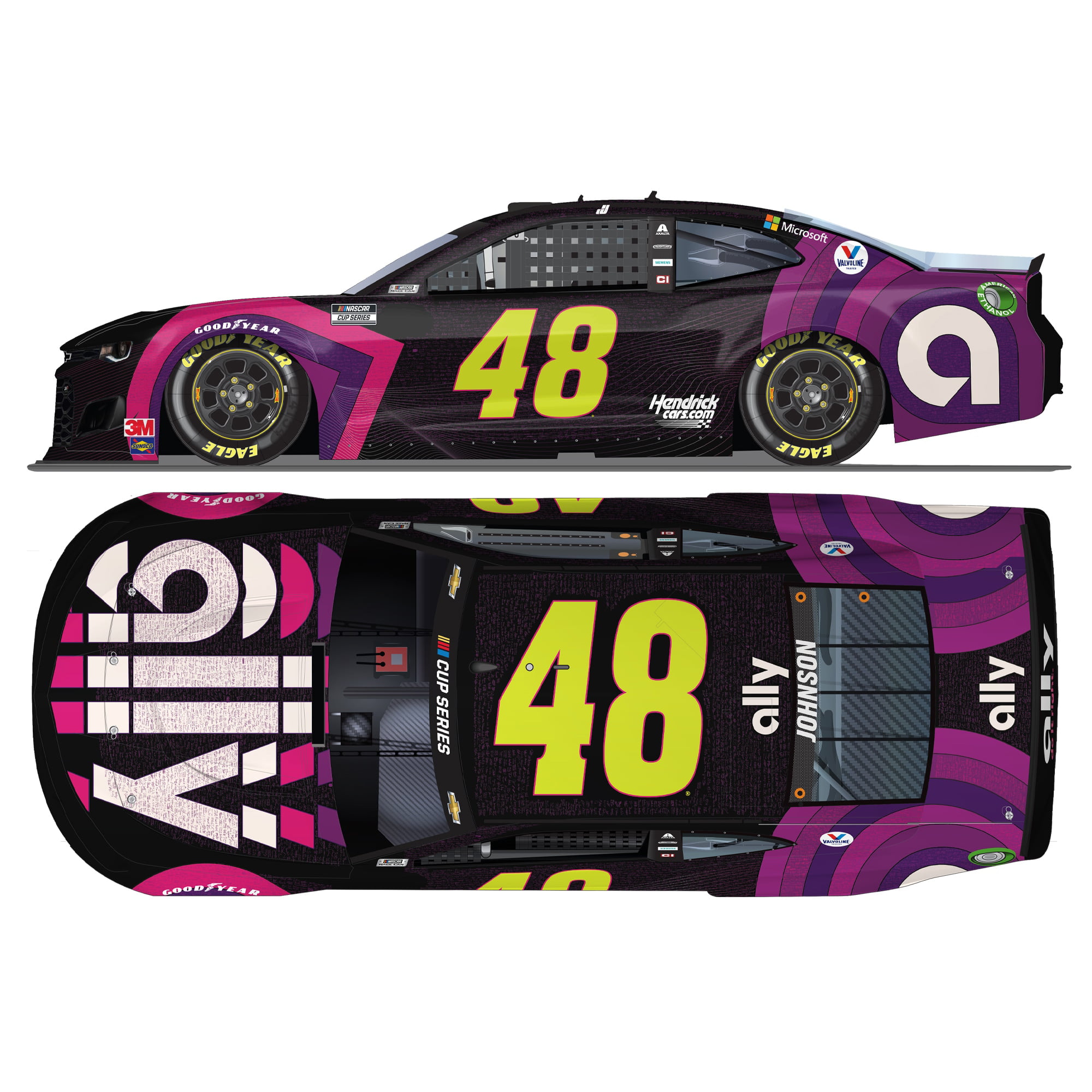 NASCAR 2019 JIMMIE JOHNSON  #48  ALLY FINANCIAL 1/24 CAR IN STOCK NOW 