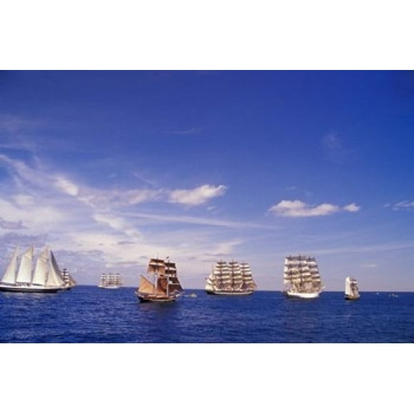 Tall Ships Race in Nova Scotia Poster Print by Patrick J. Wall (36 x 24)