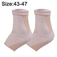 thumbnail image 2 of Nylon knitted ankle support, compression support to prevent sprain，one pair of pack, 2 of 5