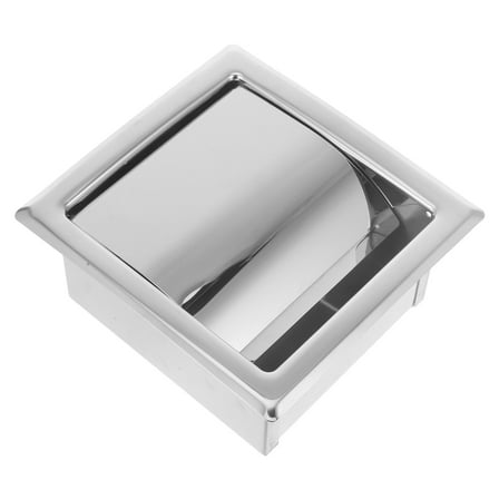 OUNONA Wall Mounted Toilet Paper Roll Holder Toilet Tissue Paper Holder Bathroom Supply