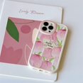 thumbnail image 4 of Compatible with Trendy Series Aesthetic Floral Soft Protective Women Cover for iPhone 14 Pro Max Case - 6.7 inch (Pink), 4 of 13