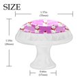 thumbnail image 4 of 4 Pcs Round White Knobs for Kitchen Cabinet Cupboard Dresser Bookcase Bear Drawer Pulls Handles Home Decor, 4 of 8