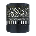 thumbnail image 2 of Metal Solar Powered Wall Light, Hollow Pattern Projection Lamp, Weather Resistant LED Hanging Light, Classic Outdoor Ornament for Yard, Fence, Patio and Backyard Garden Decoration, B, 2 of 6