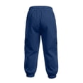 thumbnail image 5 of TinyBloomm Child Boys Girls Cargo Pants Casual Summer Kids Solid Trousers With Pockets, Size 5-6 Years, 5 of 8