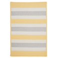 thumbnail image 1 of Colonial Mills TR39R036X036S 3 ft. Stripe It Square Rug, Yellow Shimmer, 1 of 1