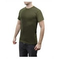 thumbnail image 2 of Rothco Solid Color T-Shirt with Cotton / Polyester Blend,Olive Drab, 2 of 4