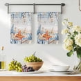 thumbnail image 3 of Blue Coastal Kitchen Towels Set of 1, Summer Beach Starfish Weeping Eucalyptus Vintage Absorbent Dish Towels for Kitchen, Microfiber Hand Towel, Quick Drying Tea Towel for Cleaning Dishcloths, 3 of 7