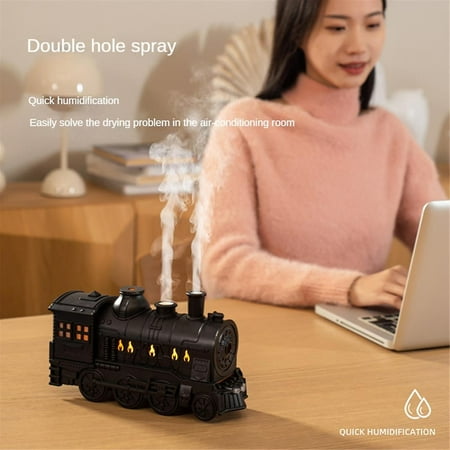 

Train Humidifiers Train Aromatherapy Cool Mist Diffuser Air Humidifiers Oil Retro Diffusers with Re