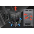 thumbnail image 6 of Thermaltake The Tower 100 Black Mini Chassis Tempered Glass Type-C (USB 3.1 Gen 2) Mini-ITX, 6 of 14