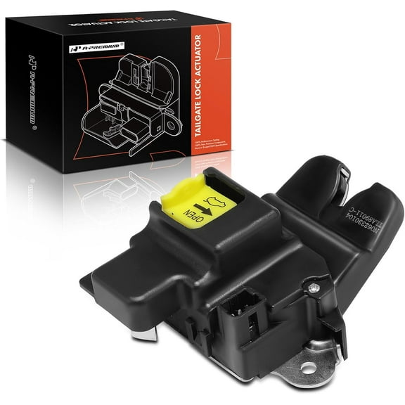 A-Premium Rear Trunk Latch Tailgate Door Lock Actuator Compatible with Kia Rio 2018-2023, Rear Tailgate, Replace# 81230H9031, 81230H9010