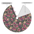 thumbnail image 2 of Sikiie Rose Mix Leopard 30-48 inches {designName} Print Christmas Tree Skirt Snowman Xmas Tree Skirt with Edge Christmas Decorations for Holiday Party30", 2 of 7