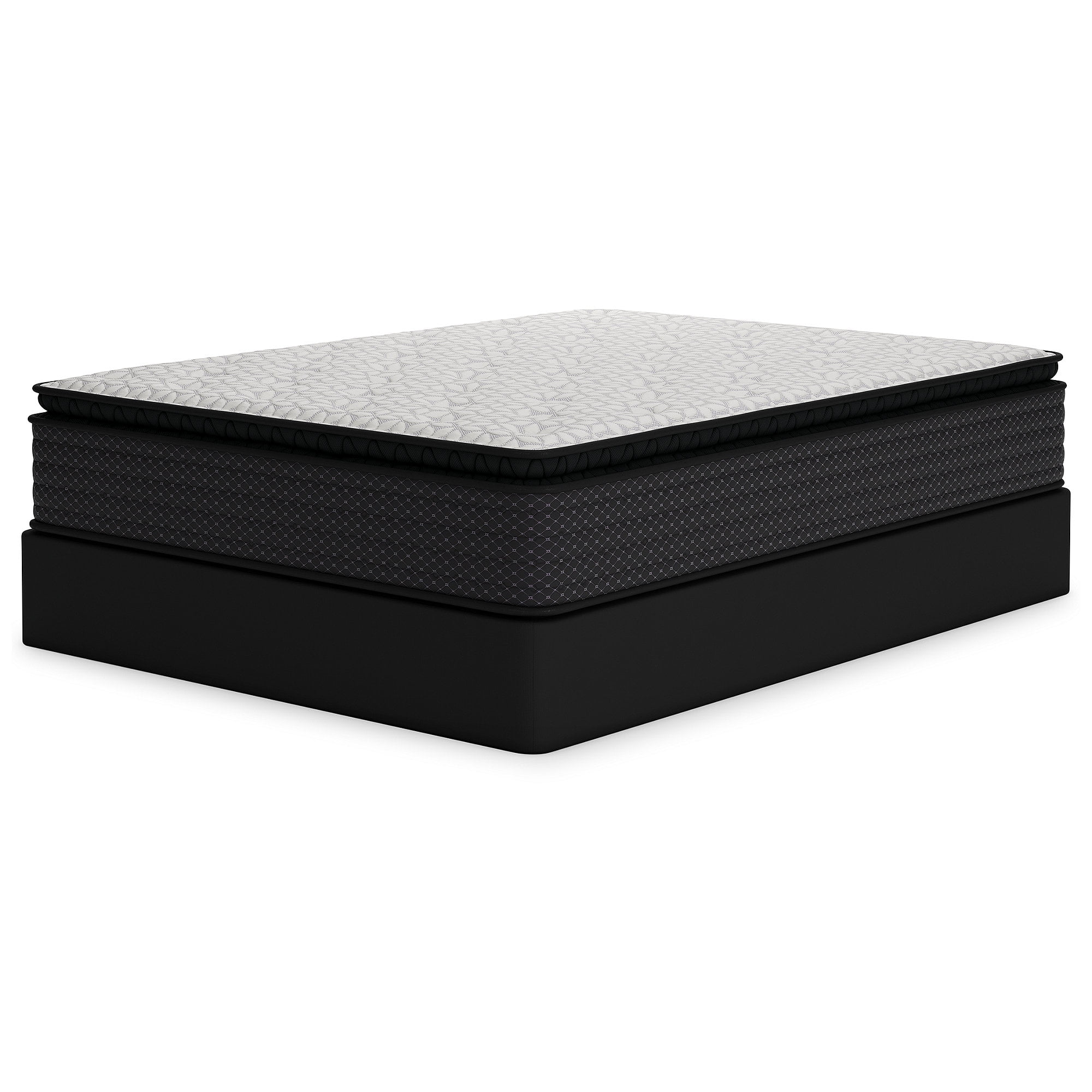 Signature Design by Ashley Queen Size Limited Edition 13" Pillow Top Hybrid Mattress with Lumbar Support Gel Memory Foam, White