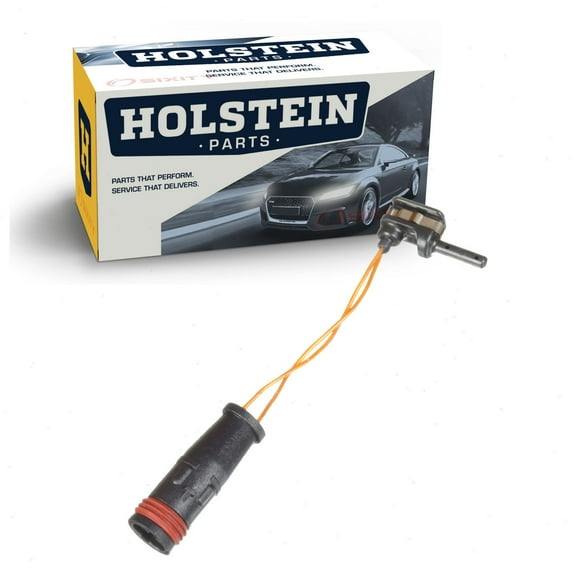 Holstein Front Disc Brake Pad Wear Sensor compatible with Mercedes-Benz C300 3.0L 3.5L V6 2008-2014