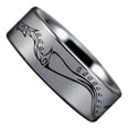 thumbnail image 3 of Wolf and Dragon Tungsten Carbide Ring, 3 of 11