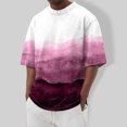 thumbnail image 2 of Men's T-shirt T-shirts Graphic Text Pool3D Printing Street Casual Short Sleeve Printed Clothing Basic S, 2 of 5
