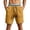 Yellow, variant on XFeng Men's 2 in 1 Swim Trunks, Print Board Shorts with Compression Liner, Quick Dry Beach Swim Shorts with Pockets