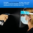 thumbnail image 6 of Face Shields (Pack of 4) - Ultra Clear Protective Full Face Shields to Protect Eyes, Nose and Mouth - Anti-Fog PET Plastic, Elastic Headband, 6 of 6