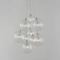 thumbnail image 5 of E25087-18SN-ET2 Lighting-Burst - 16.2W 9 LED Pendant-43.25 Inches Tall and 19.75 Inches Wide-Satin Nickel Finish-Clear Glass Color, 5 of 5