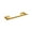 Gold, variant on Black Stainless Steel Towel Bar No Drill Bathroom Towel Rack Modern Concise Towel Storage Rack Stainless Steel Material Black Color 15.75X3.15X1.77 Inches Tool Free Installation Strong Adh