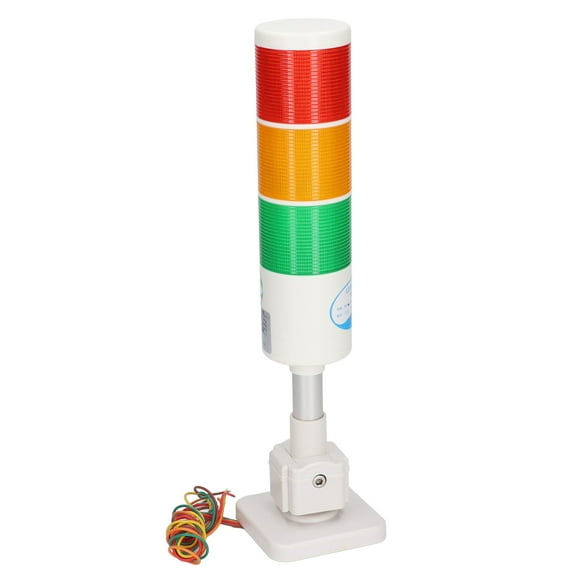 3 Layers LED Tower Stack Lights, Aluminium Wick LED Industrial Tower Light, Multilayer LED Industrial Warning Lights for Operator Stations, Call Lights