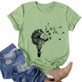 thumbnail image 1 of Birdeem Mode Femmes Été Manches Mi-Longues Chandail Uni Blouse Décontractée Hauts, 1 of 6