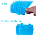 thumbnail image 4 of Portable Dog Cat Clean Cup Silicone Comb Pet Foot Quick Wash Brush M （Orange）, 4 of 7