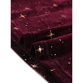thumbnail image 6 of Allegra K Women's  Square Neck Glitter Star Pattern Short Sleeve Velvet Top, 6 of 6