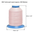 thumbnail image 4 of Unique Bargains Light Pink Bonded Polyester Thread, 656 Yards, 4 of 4